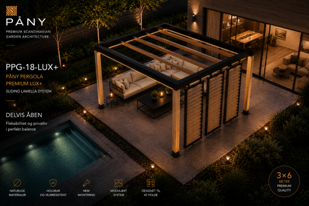 Pergola seen from above