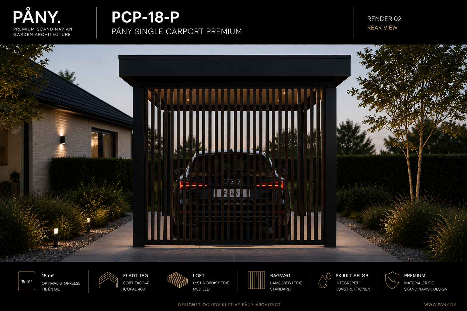 PCP-18-P rear view